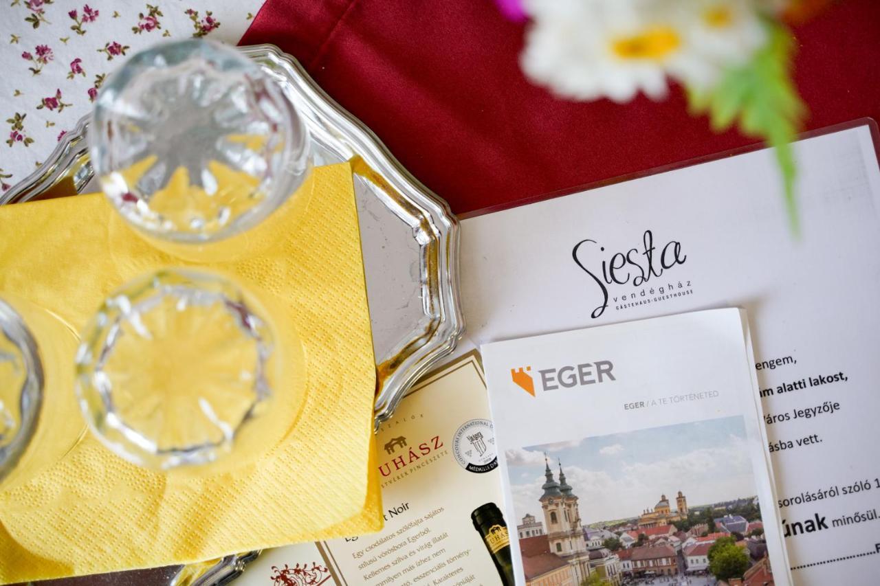 Siesta Vendeghaz Villa Eger Eksteriør bilde